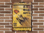 Brooklands 500 Miles Race Metal Sign