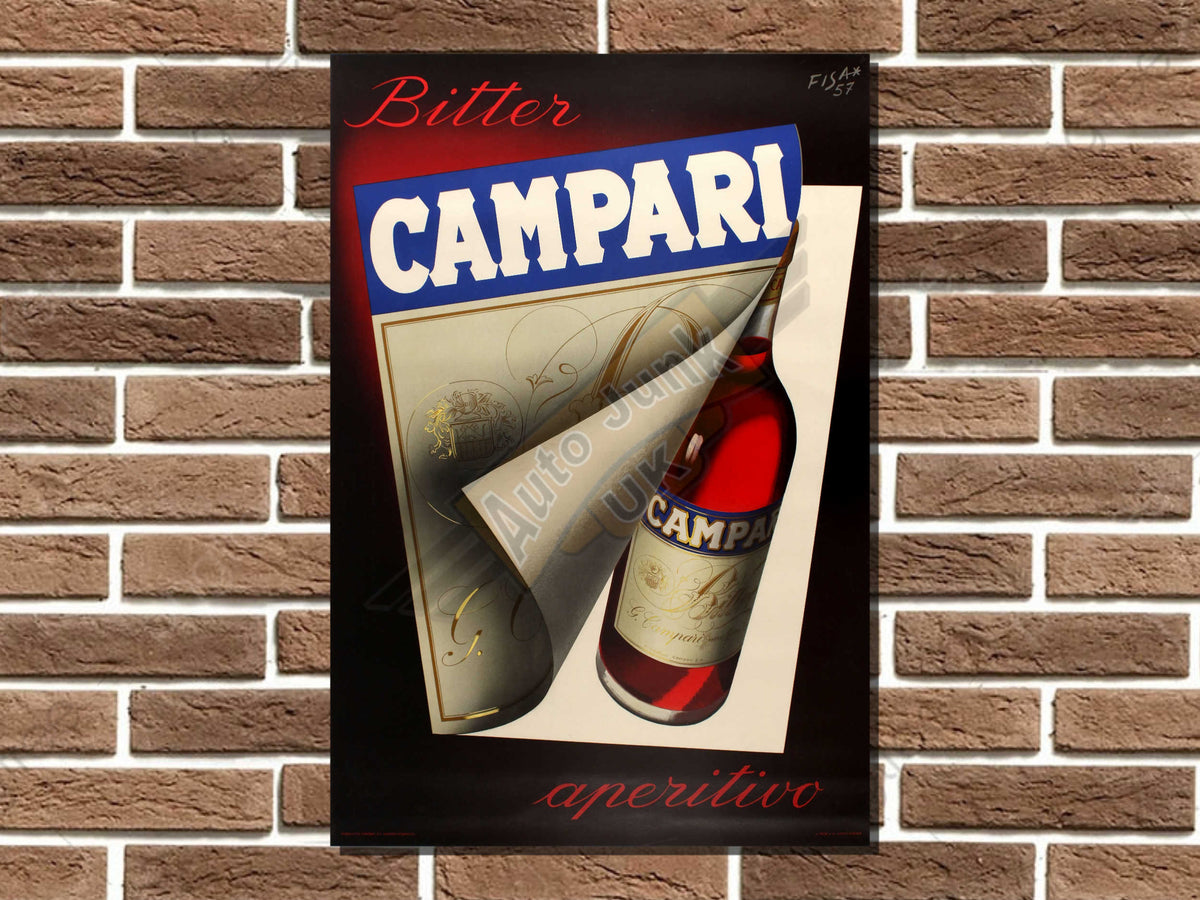 Campari Bitter Metal Sign