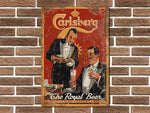 Carlsberg The Royal Beer Metal Sign
