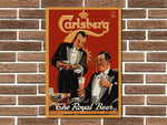 Carlsberg The Royal Beer Metal Sign