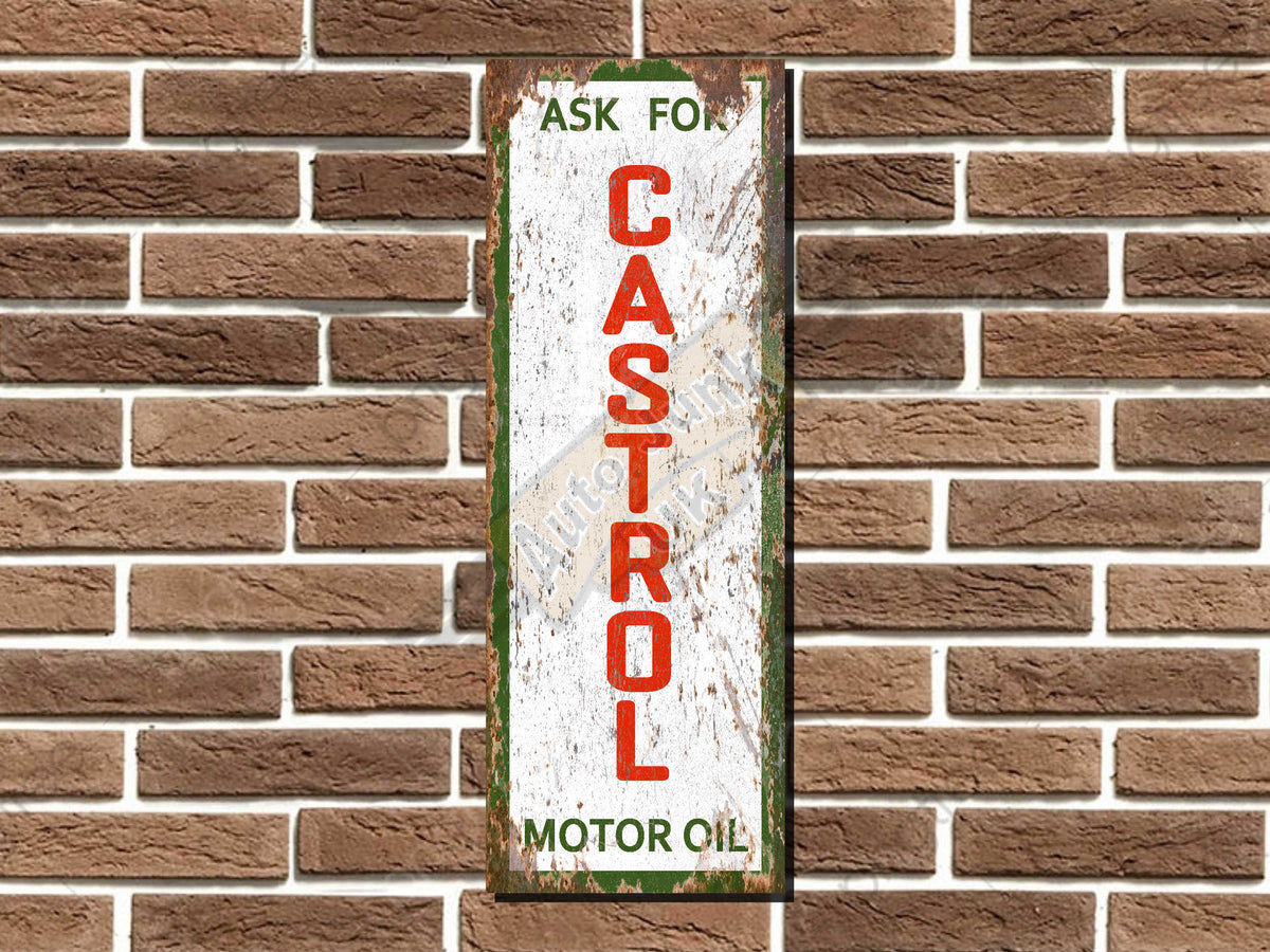 Castrol Metal Sign