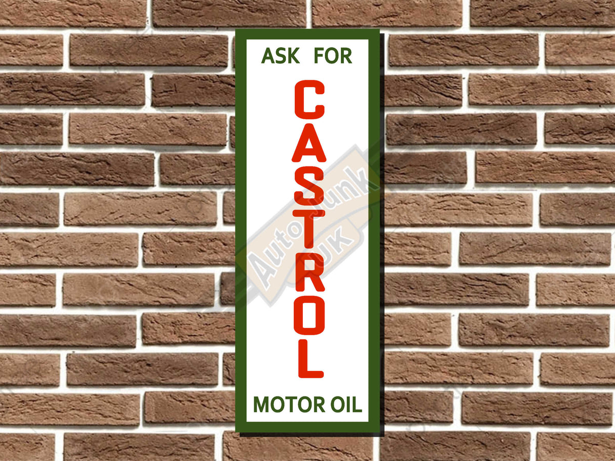 Castrol Metal Sign