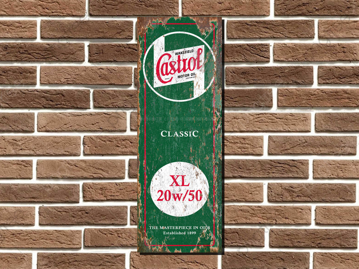 Castrol Classic Motor Oil Metal Sign