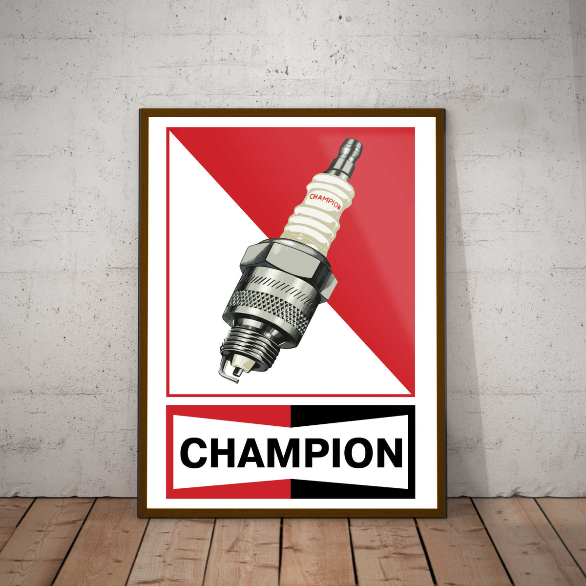Champion Spark Plugs Paper Poster