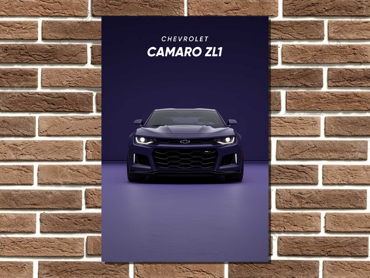 Chevrolet Camaro ZL1 Metal Poster Print