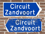 Circuit Zandvoort Race Circuit Metal Road Sign