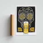 Corona Day of the Dead Paper Poster