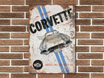 Corvette Metal Sign