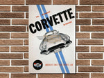 Corvette Metal Sign