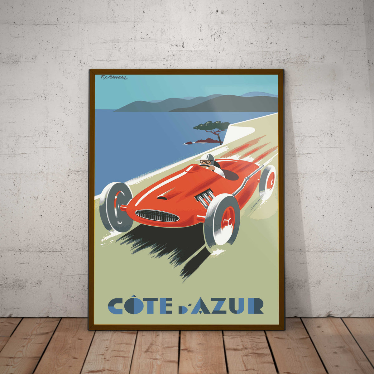 Cote d'Azur Paper Poster