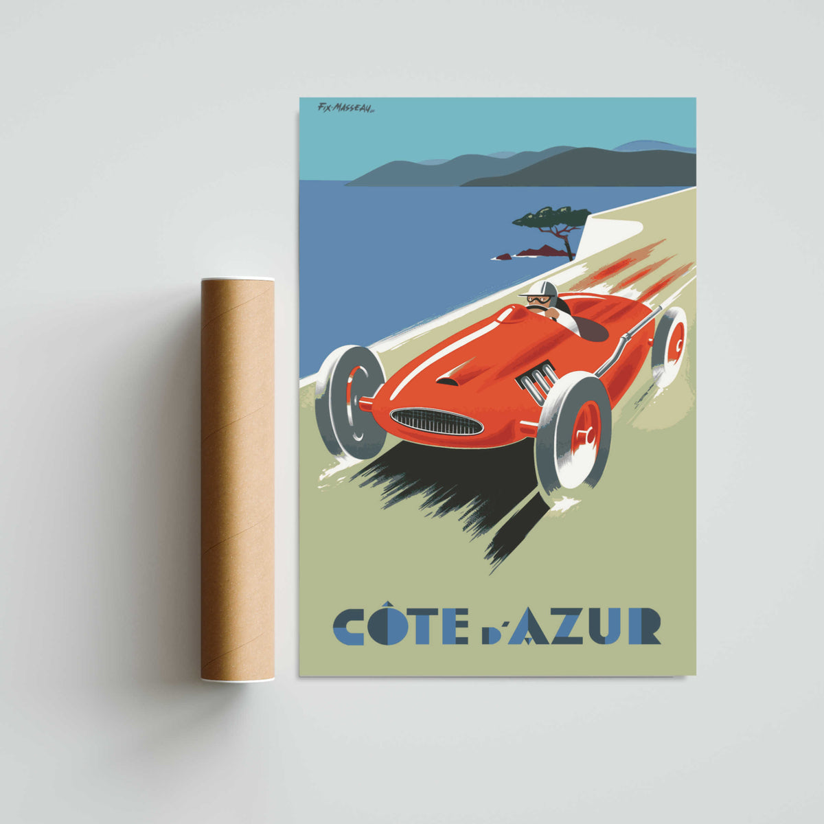 Cote d'Azur Paper Poster