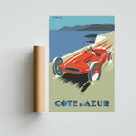 Cote d'Azur Paper Poster