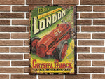 Crystal Palace London Grand Prix Metal Sign