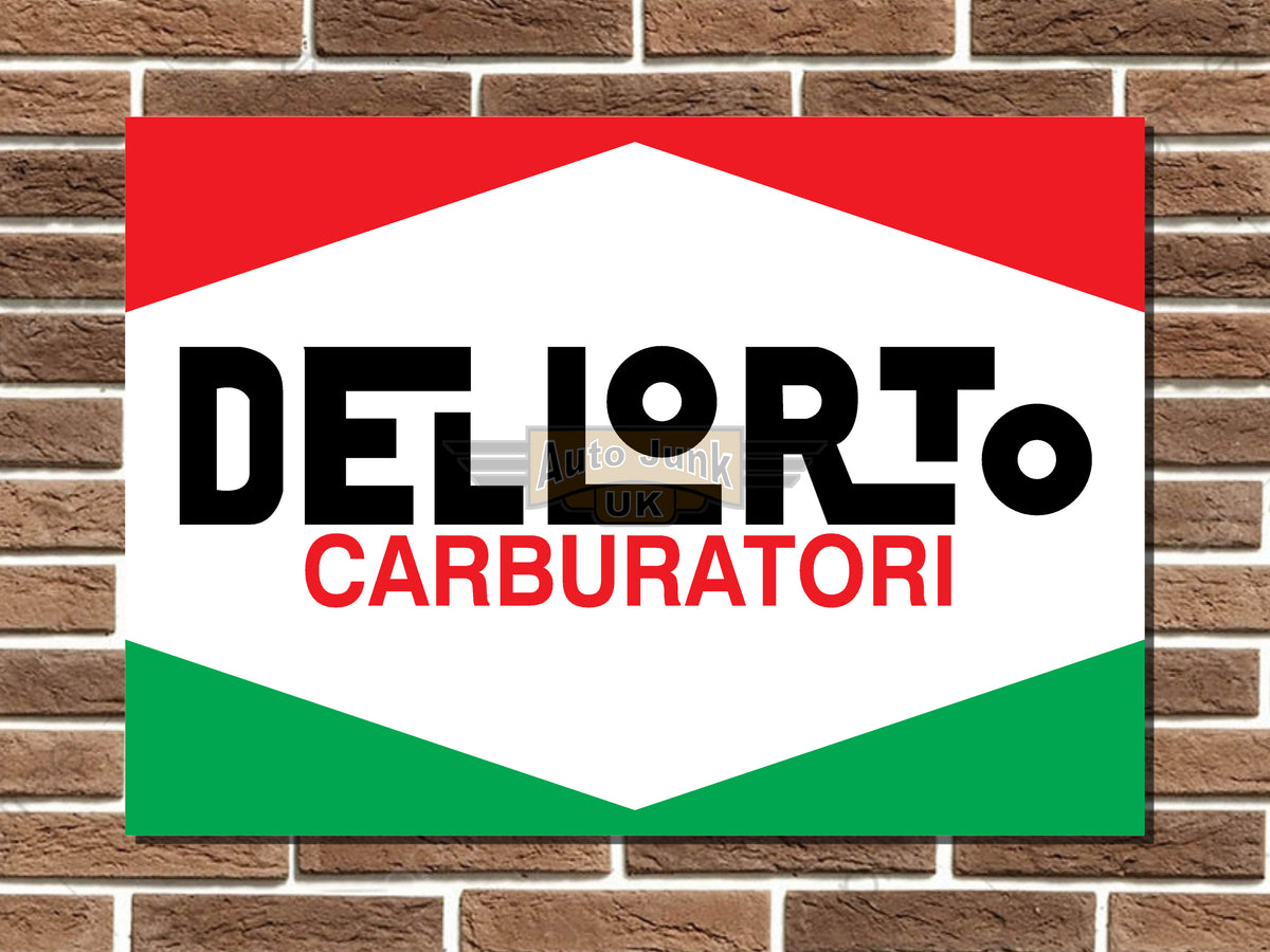 Dellorto Carburettor Metal Sign