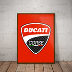 Ducati Corse Paper Poster