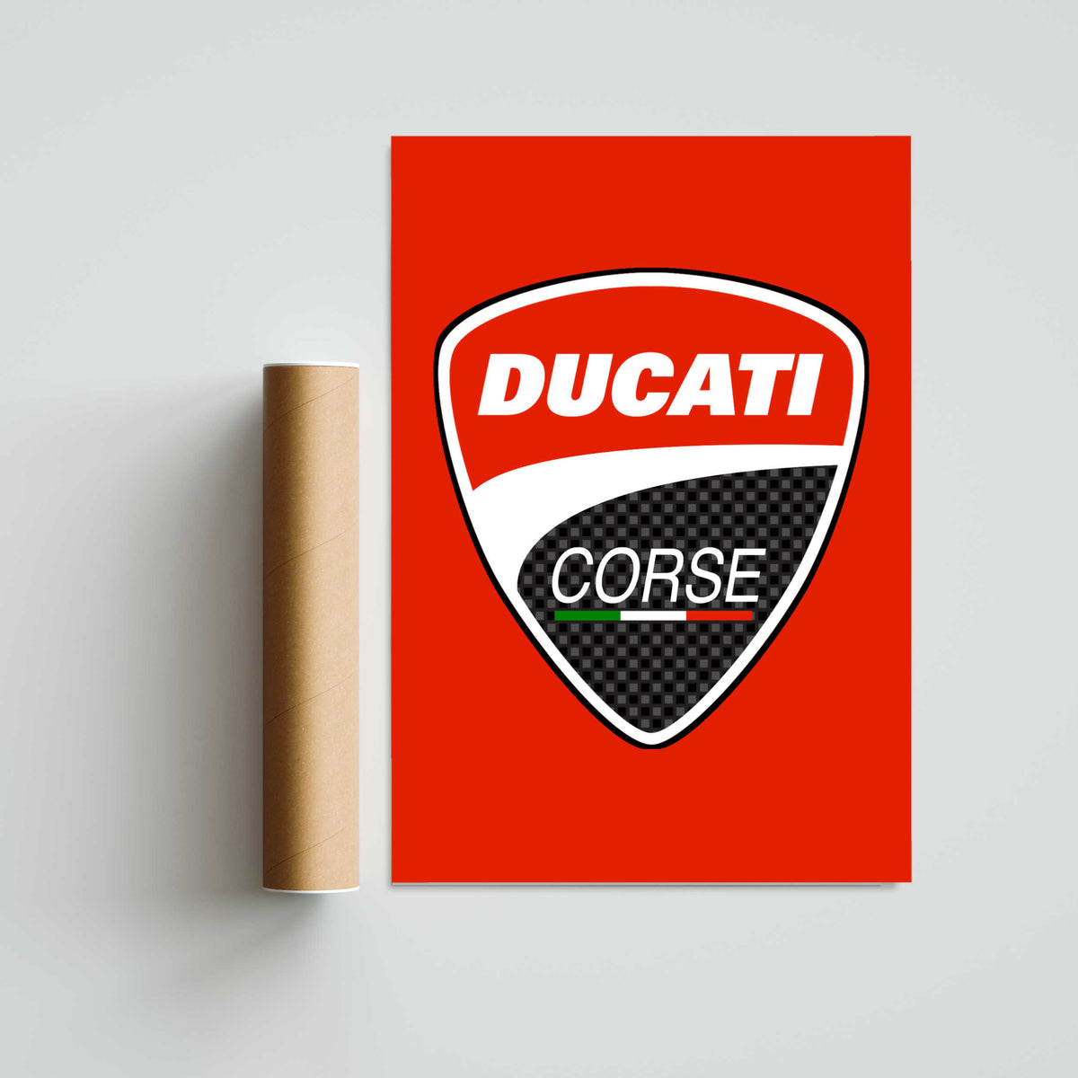 Ducati Corse Paper Poster