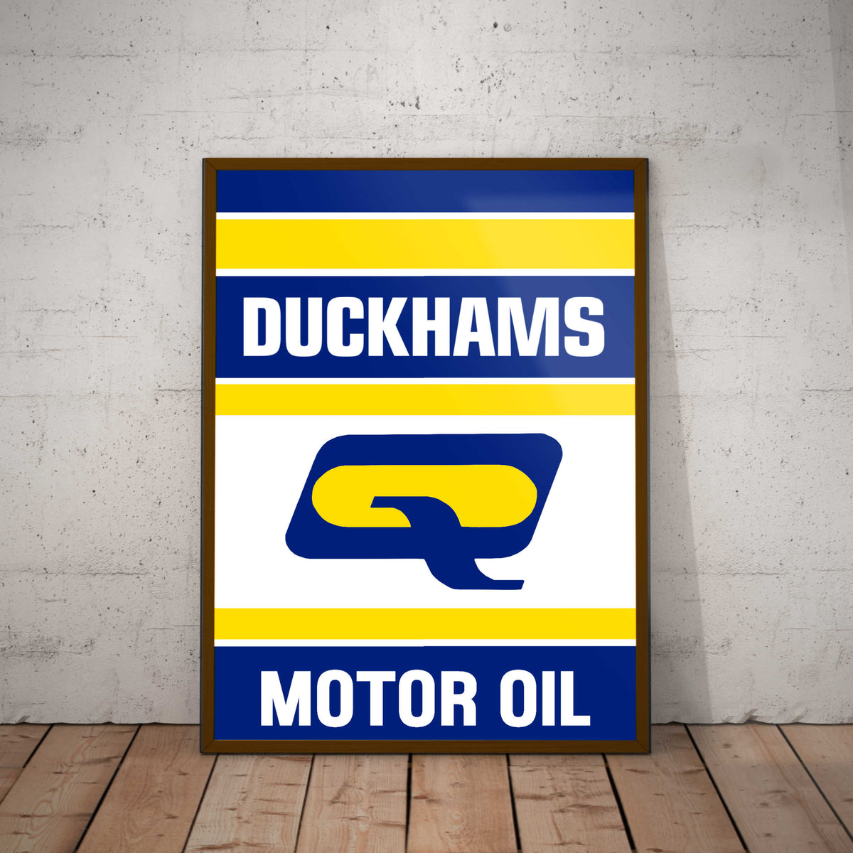 Duckhams Motor Oil Paper Poster