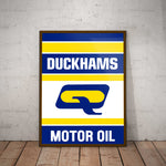 Duckhams Motor Oil Paper Poster