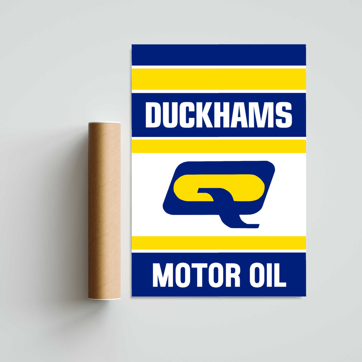 Duckhams Motor Oil Paper Poster