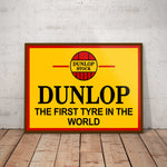 Dunlop Stock Tyres Paper Poster