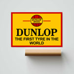 Dunlop Stock Tyres Paper Poster