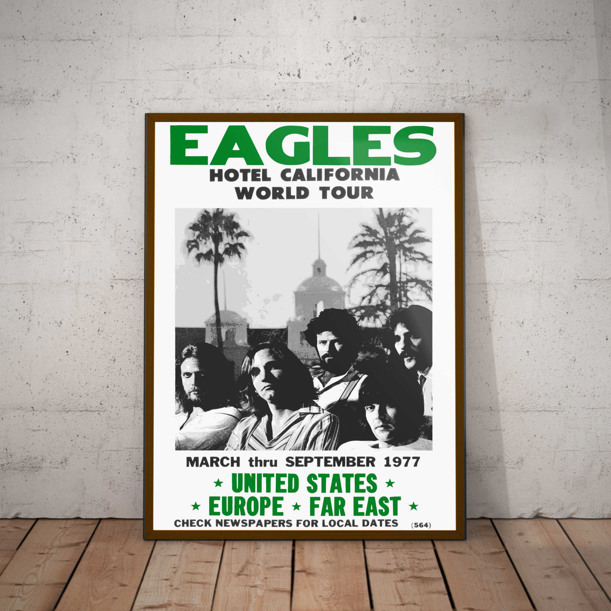 Eagles Hotel California Paper Poster