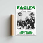 Eagles Hotel California Paper Poster