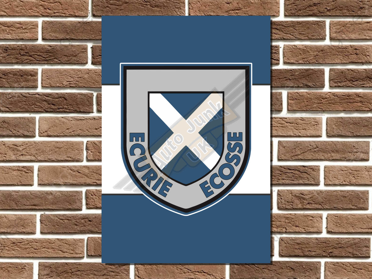 Ecurie Ecosse Metal Sign