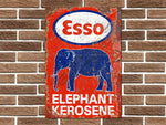 Esso Kerosene Metal Sign