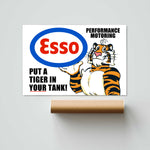 Esso Tiger Paper Poster