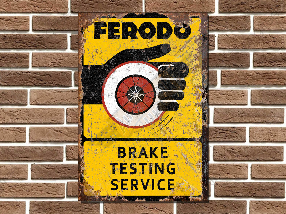 Ferodo Metal Sign
