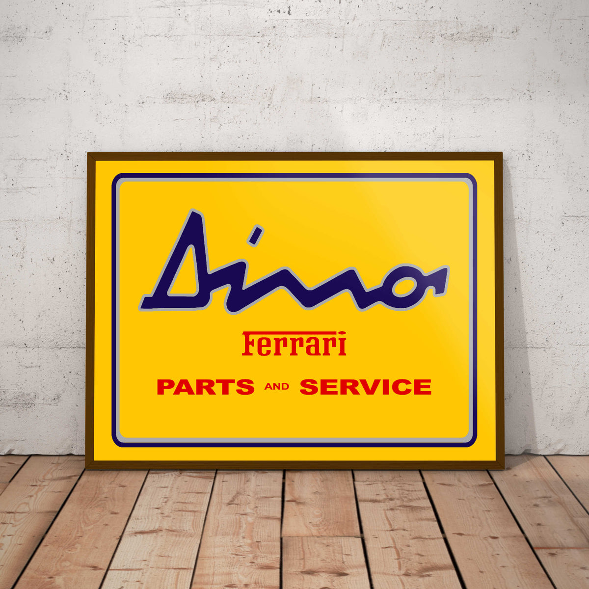 Ferrari Dino Paper Poster