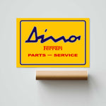 Ferrari Dino Paper Poster