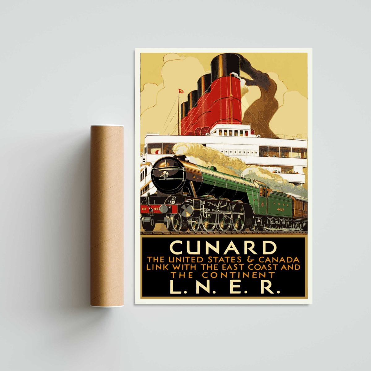 Flying Scotsman LNER Paper Poster