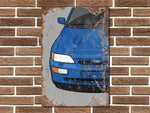 Escort RS Cosworth Metal Sign