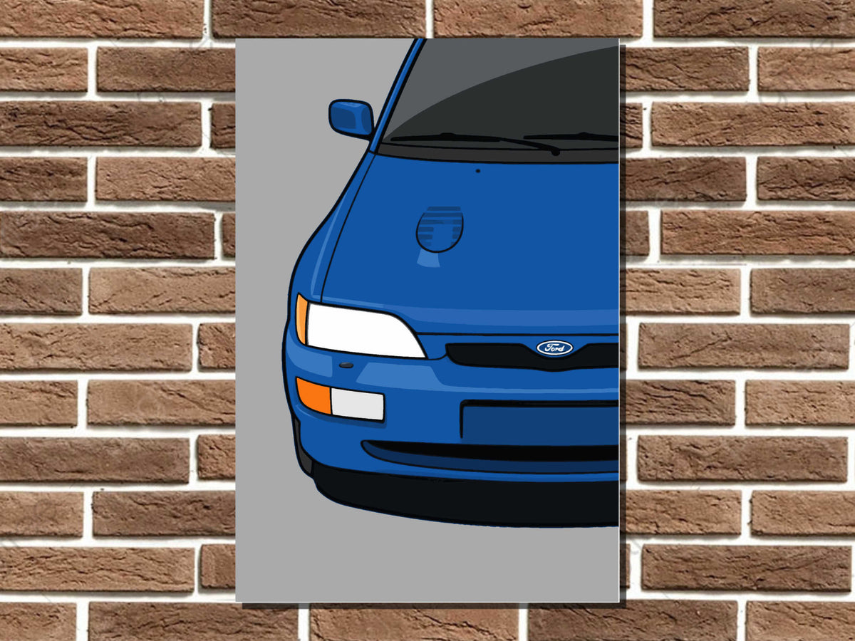 Escort RS Cosworth Metal Sign
