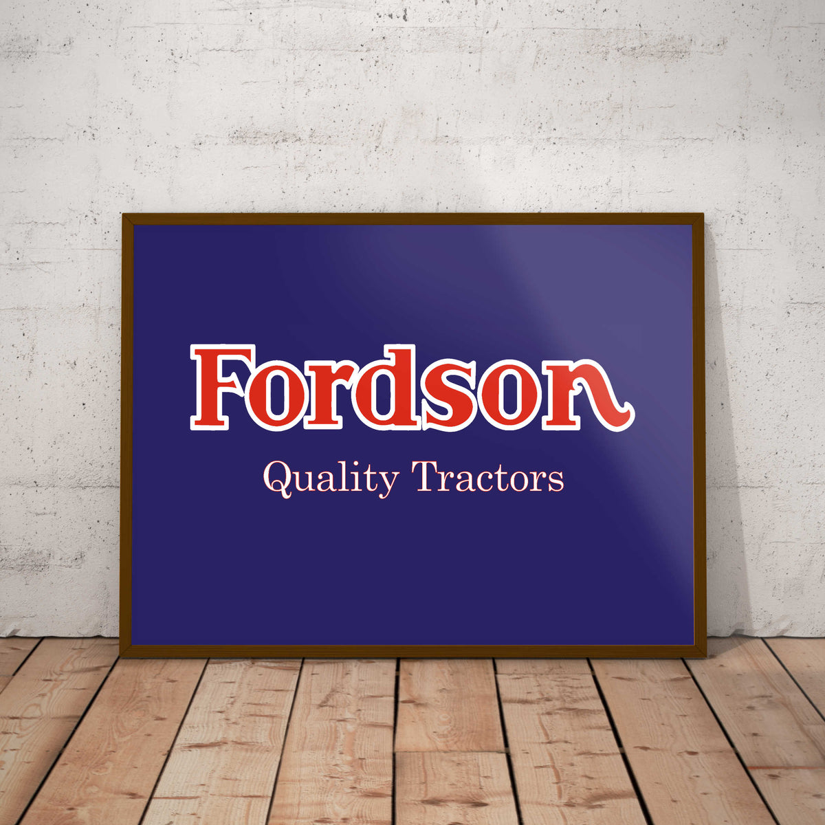 Fordson Tractors Paper Poster