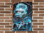 George Russell Mercedes F1 Metal Sign