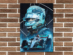 George Russell Mercedes F1 Metal Sign