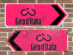 Giro d'Italia Metal Road Sign