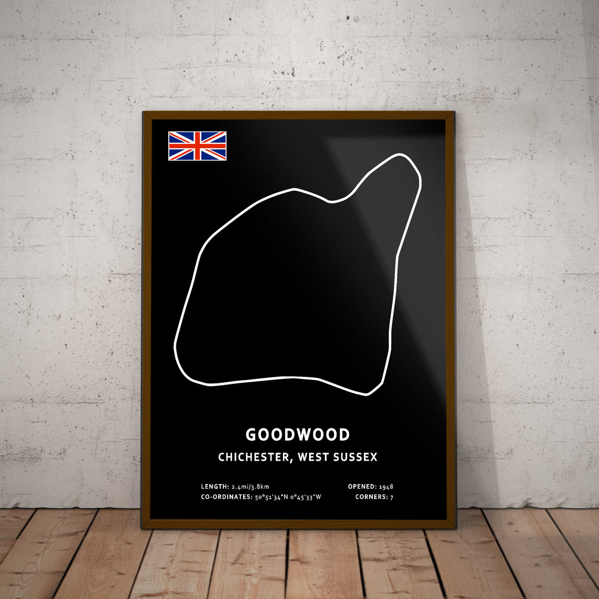 Goodwood Circuit Paper Poster