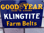 Goodyear Enamel Sign