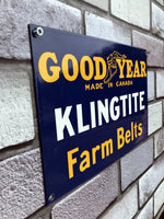 Goodyear Enamel Sign