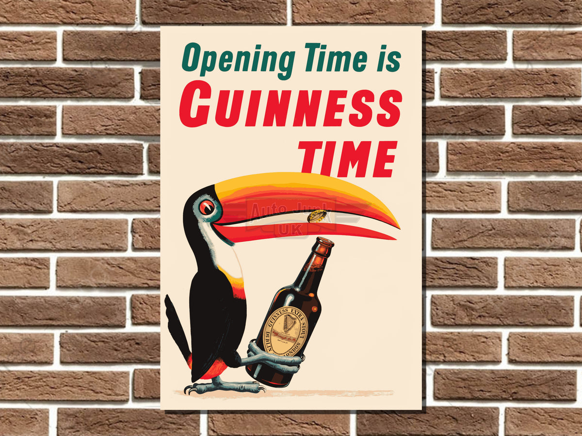 Guinness Time Metal Sign
