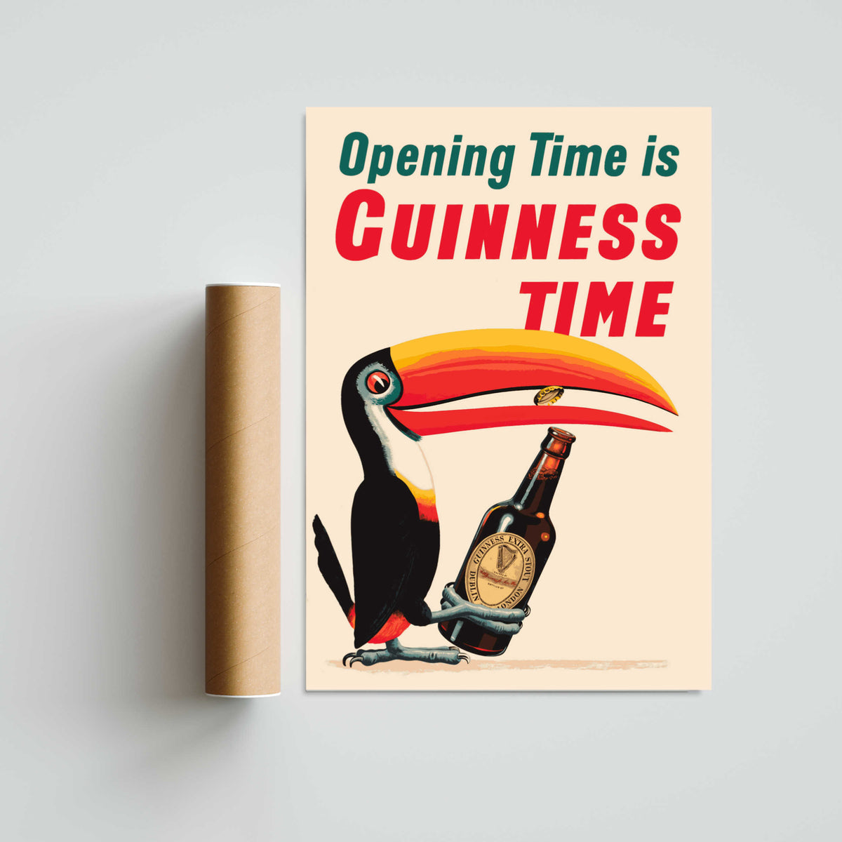 Guinness Time Paper Poster