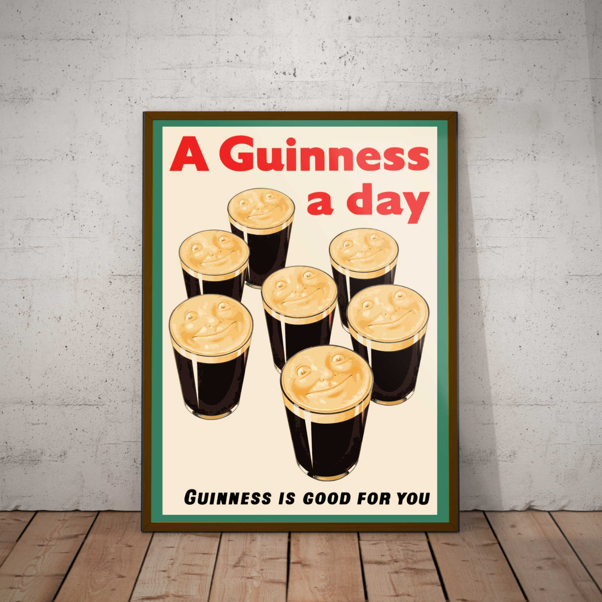 Guinness a Day Paper Poster