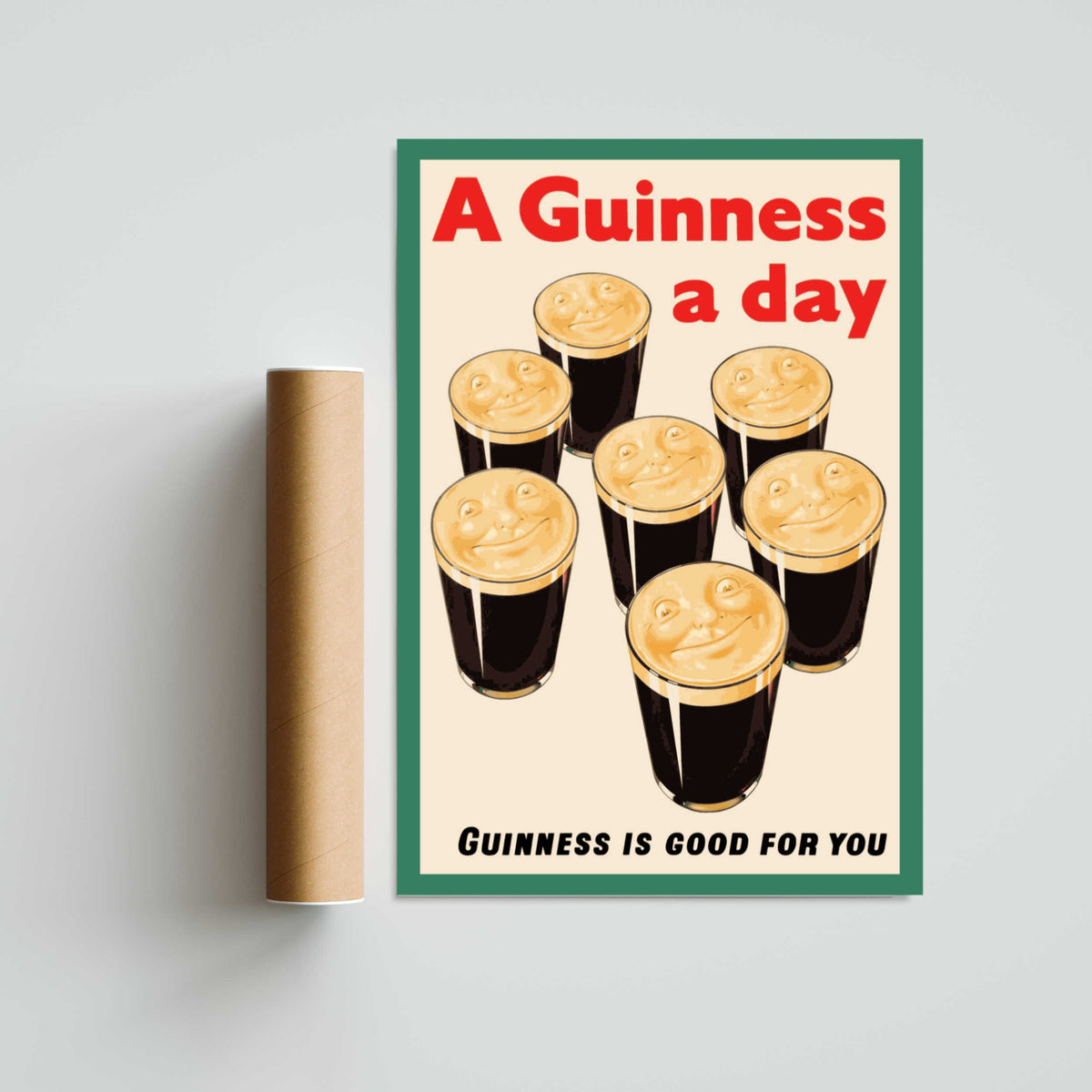 Guinness a Day Paper Poster