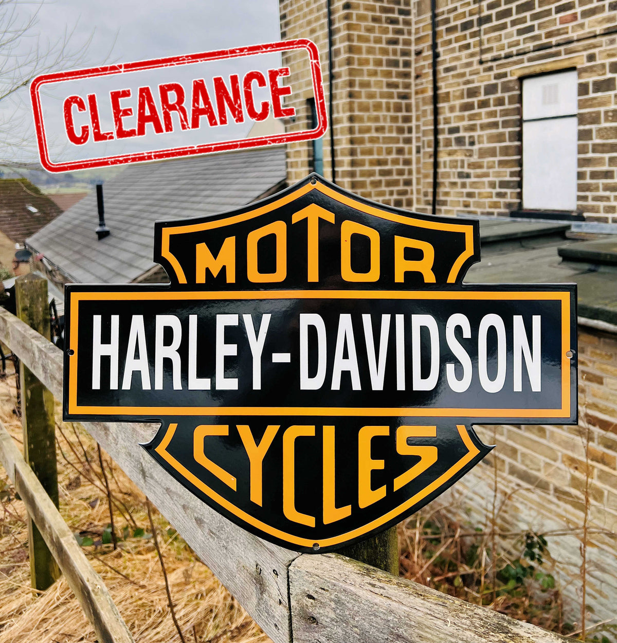*CLEARANCE* Harley Davidson Enamel Sign