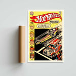 Hot Wheels Paper Poster