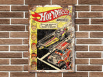 Hot Wheels Metal Sign